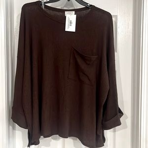 Ribbed tunic. Perfect for fall. Very oversized medium.